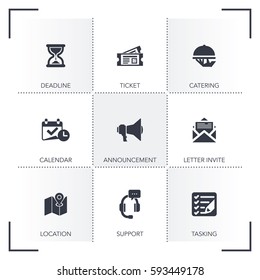 EVENT SERVICE ICON SET