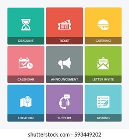 EVENT SERVICE ICON SET