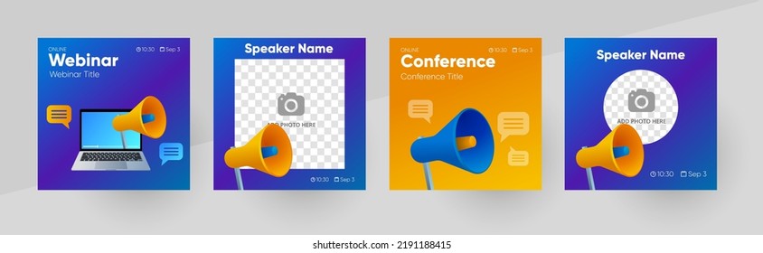 Event social media post banner template design