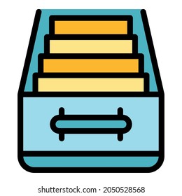 Event steps icon. Outline event steps vector icon color flat isolated