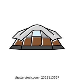 event tent vacation color icon vector. event tent vacation sign. isolated symbol illustration