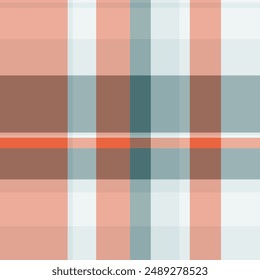 Event texture background fabric, doodle seamless pattern check. New york textile vector plaid tartan in red and white colors palette.
