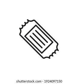 Event Ticket icon in vector. Logotype