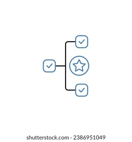 event timeline concept line icon. Simple element illustration. event timeline  concept outline symbol design.