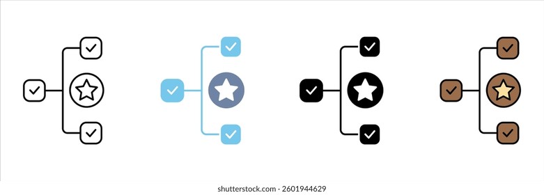 event timeline concept line icon. Simple element illustration.