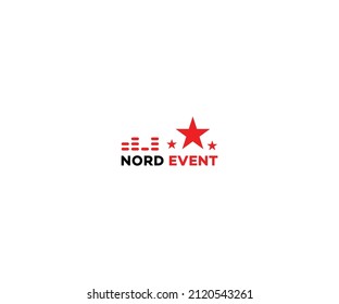 Event type logo design with modern concept. Event  type vector illustration