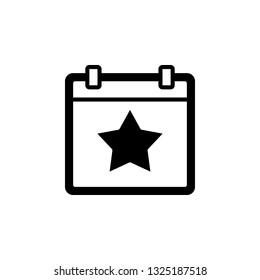 Event vector border icon. This icon use for admin panels, website, interfaces, mobile apps