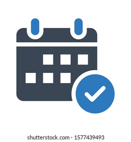 icono de color de glifo vector de evento 