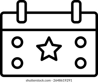 Symboldesign für Ereignisvektorzeile