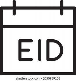 event vector thin line  icon