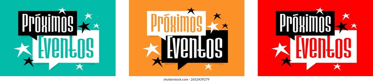 Próximos eventos, Próximos eventos em espanhol