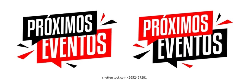 Próximos eventos, Próximos eventos em espanhol
