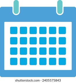 Calendario de eventos sin la ilustración del vector de contorno
