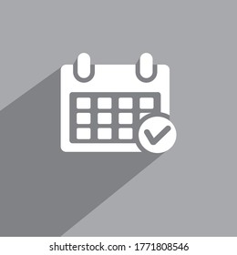 icono de eventos, vector de icono de negocio