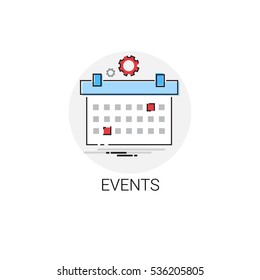 Events Icon Vector Illustration