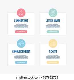 Events and Scheduling Infographic Design