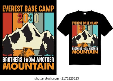 Everest base camp 2030 t shirt design 