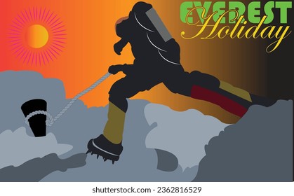 Everest holiday vector t-shirt design