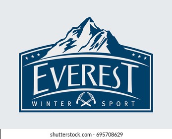 Everest - mount. Winter sport.
