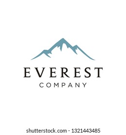 Everest Mountain Logo Design