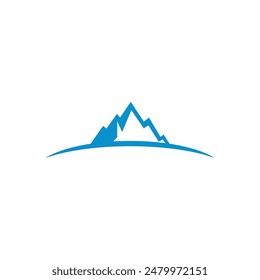 icono de diseño de logo de everest mountain