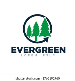 evergreen logo designs modern simple 
