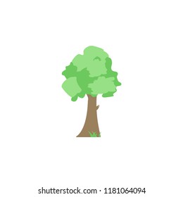 evergreen tree colored icon. Element of colored autumn icon for mobile concept and web apps. Colored evergreen tree icon can be used for web and mobile on white background
