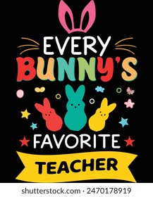 
Every Bunny's favorite teacher - vector