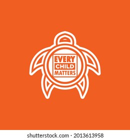 Every Child Matters Illustration Design. Vector Logo.