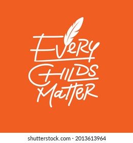 Every Child Matters Illustration Design. Vector Logo.