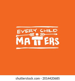 Every Child Matters Illustration Design. Vector Logo.