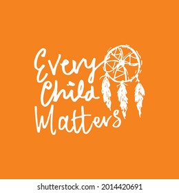 Every Child Matters Illustration Design. Vector Logo.