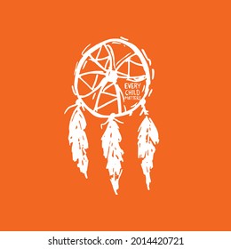 Every Child Matters Illustration Design. Vector Logo.