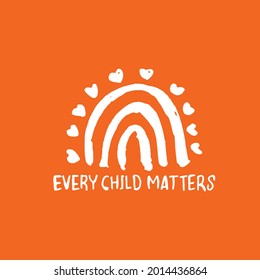 Every Child Matters Illustration Design. Vector Logo.