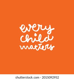 Every Child Matters Illustration Design. Vector Logo.