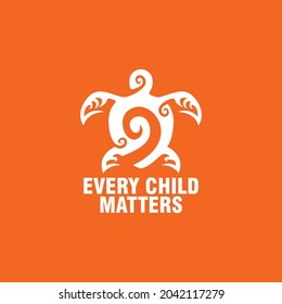 Every Child Matters. Orange Shirt Day Canada. 30 September. Illustration Design.