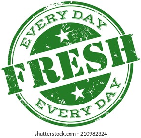 every day fresh stamp