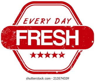 every day fresh stamp