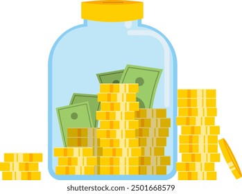 Every dollar in this jar is a small step towards a big dream. Don't hesitate to save, because a bright future starts from saving today,