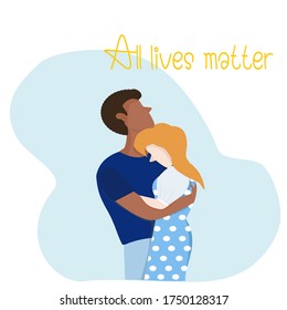 Every life has value. Every life are important. Every life regardless of skin color. Different nationalities All equal.