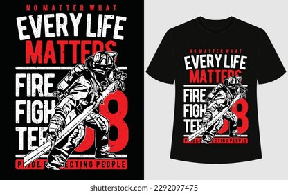 Every life matters mountain vector t-shirt design 