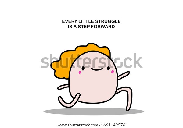 Every Little Struggle Step Forward Hand Stock Vector (Royalty Free)  1661149576