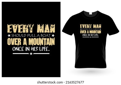 Every Man Climbing T Shirt