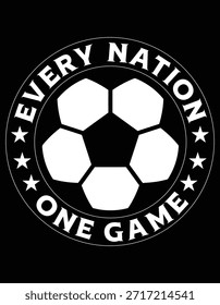 Cada nación Un juego Comunidad global Fútbol Deportes Diseño