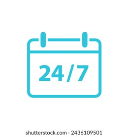 Every second, minute, hour, day, week, year icon. From blue icon set.