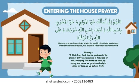 Every step into the house begins with prayer. May blessings and peace always accompany us and our family in every corner of this house.