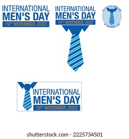 Every year, 19th of November is observed as International Men's Day we create vectors, and illustrations file