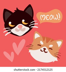 todos aman los gatos, el diseño vectorial