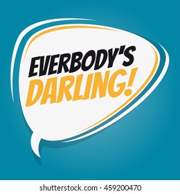 everybody's darling retro speech balloon