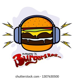 everyday is burger and rock